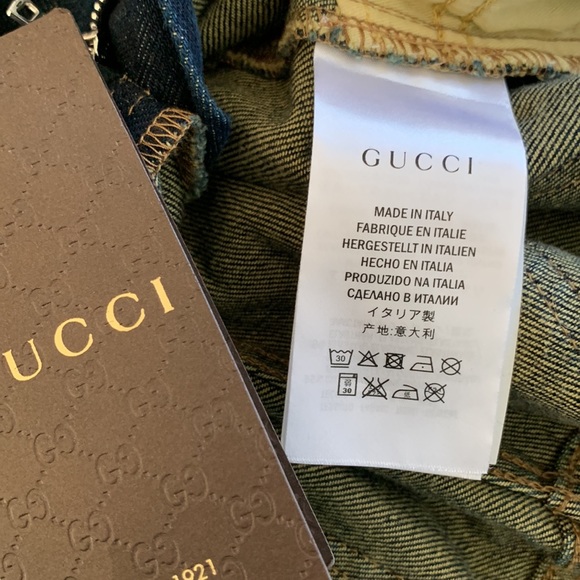 GUCCI| NWT Authentic GUCCI Jeans - Picture 11 of 12